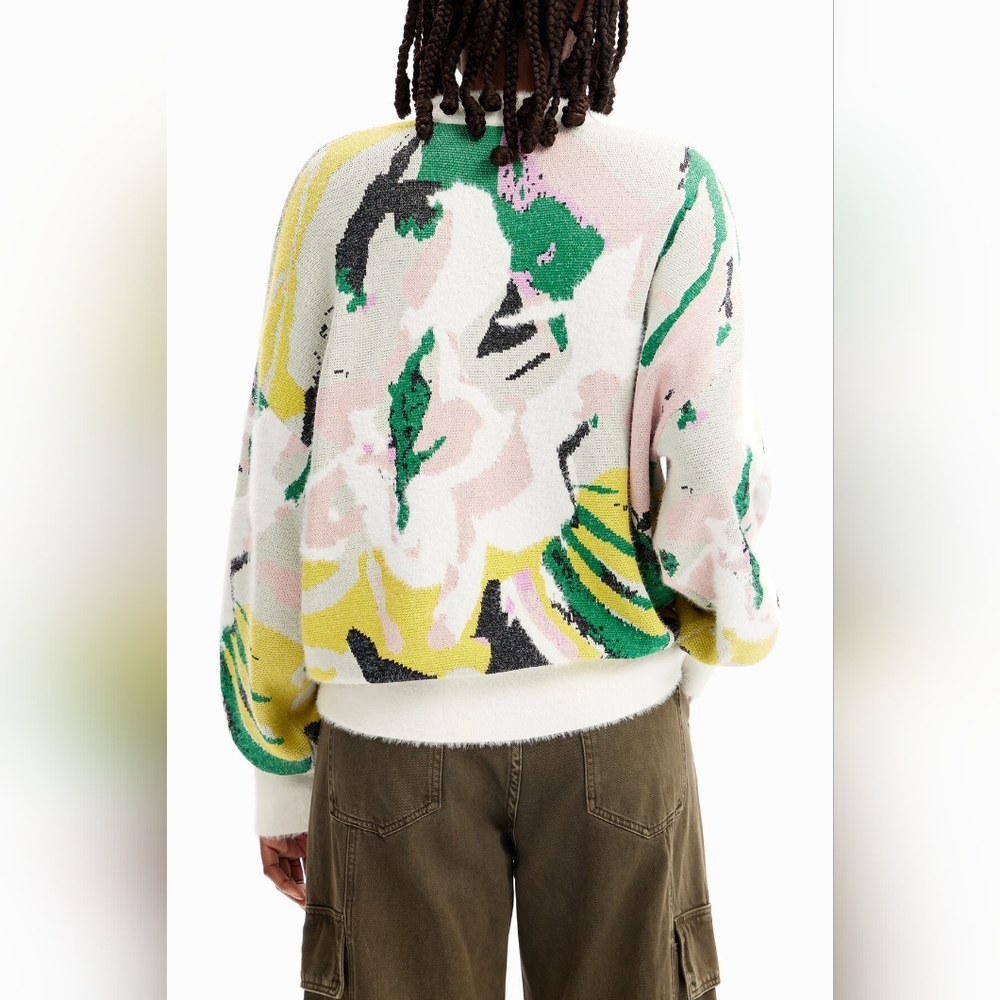 Floral Patterned Sweater - Picture 3 of 7